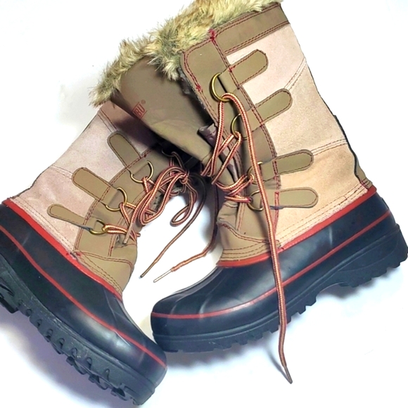 KHOMBU WINTER BOOTS SIZE 6 VERY GOOD CONDITION VERY WORN - Picture 6 of 17